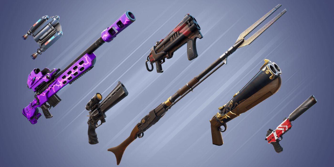 fortnite exotic weapons