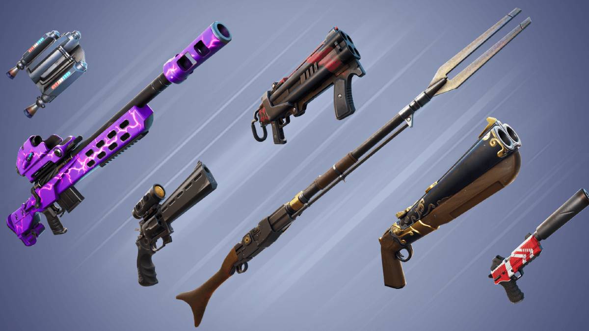 fortnite exotic weapons
