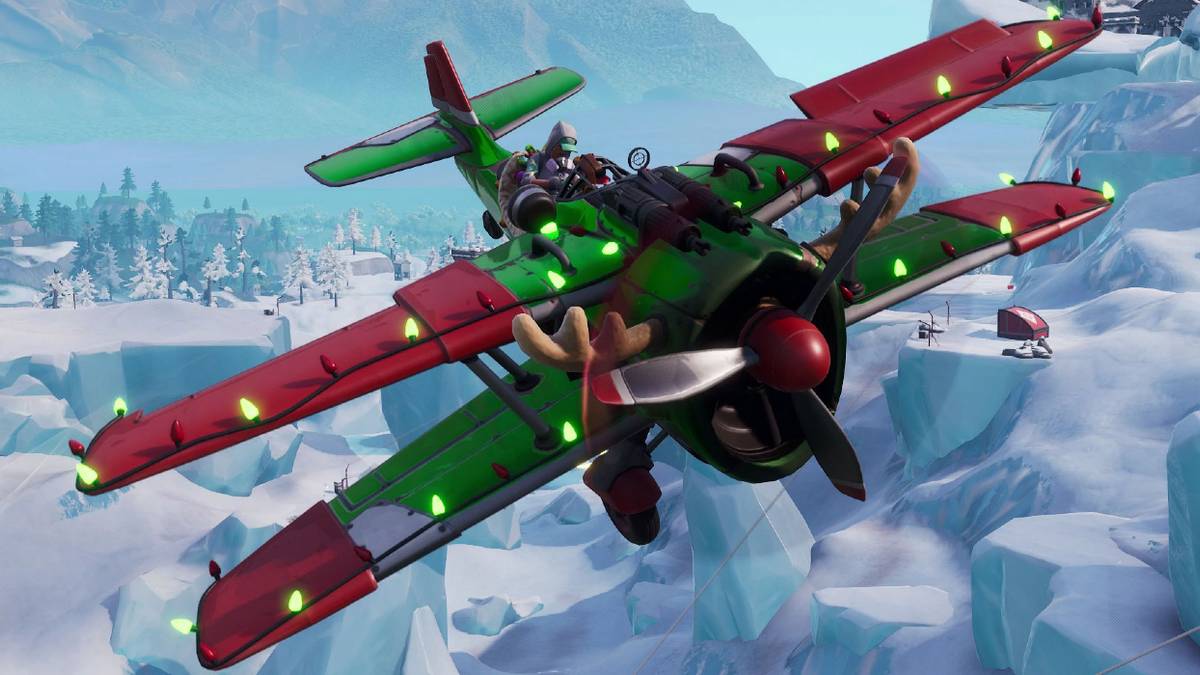 fortnite holiday planes