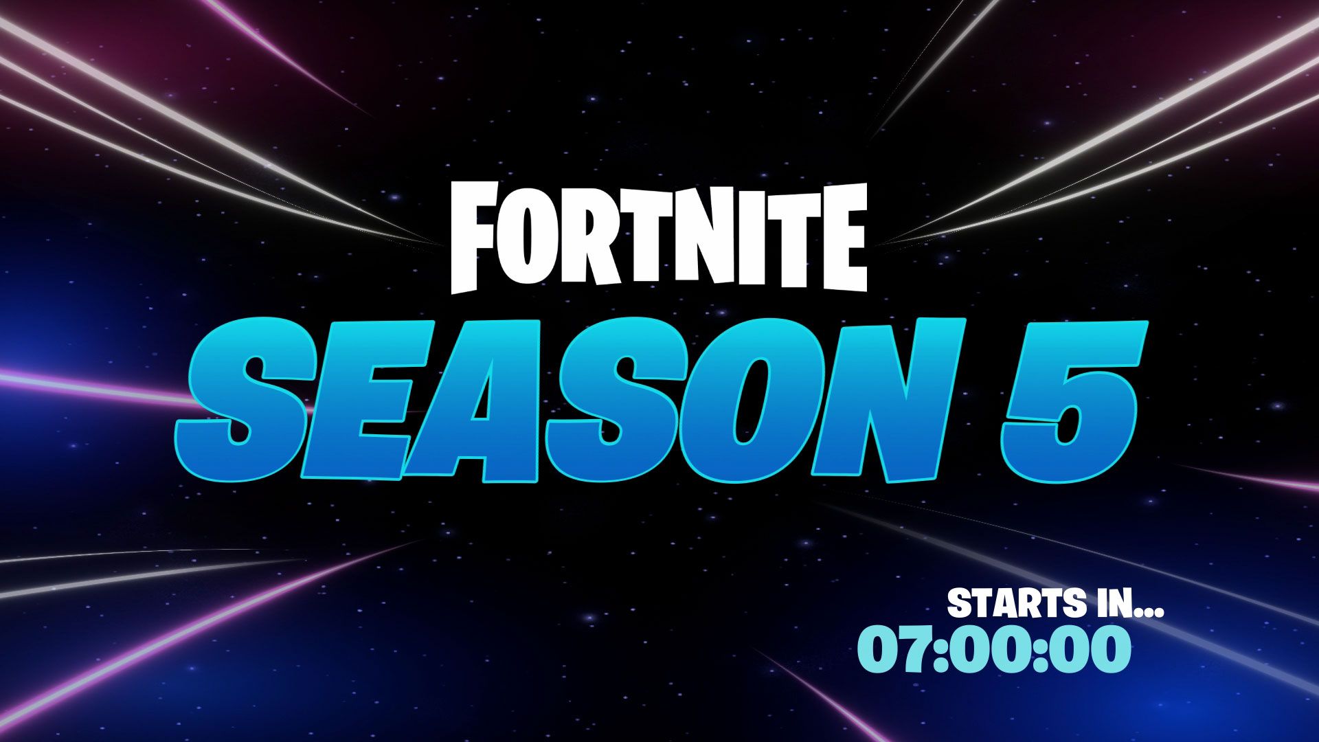 fortnite season 5 countdown