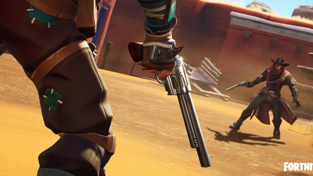 fortnite old west style western standoff revolver