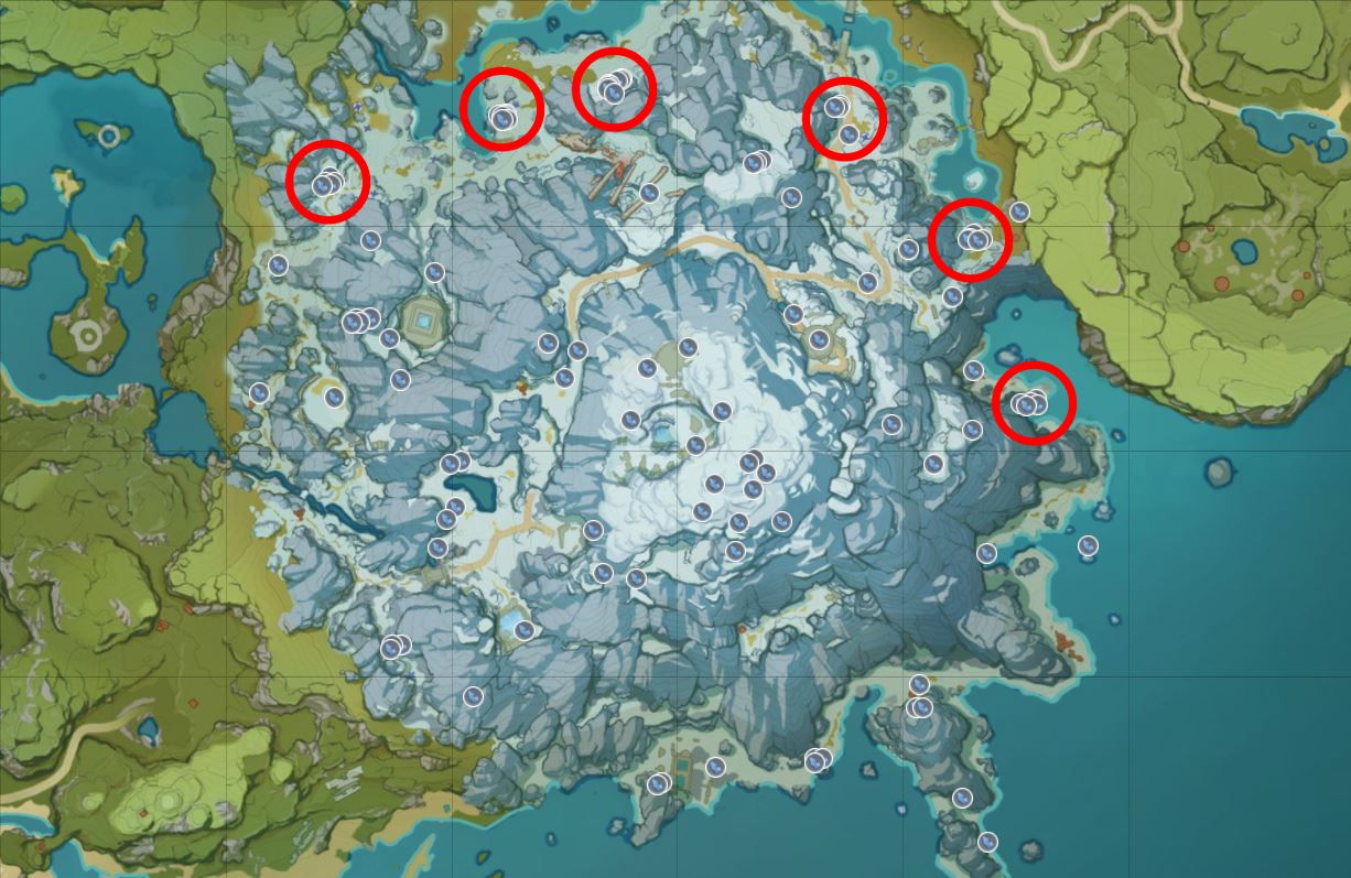 genshin impact starsilver locations