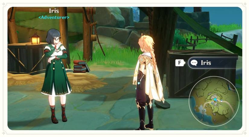 Genshin Impact Dragonspine Iris In the Mountains