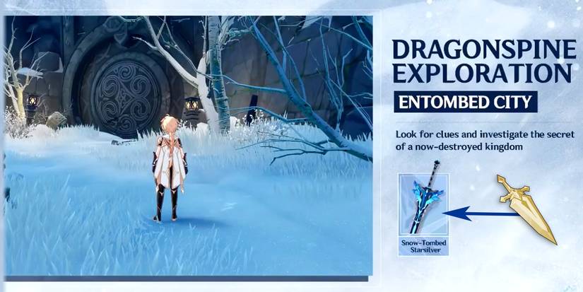 mihoyo dragonspine claymore material