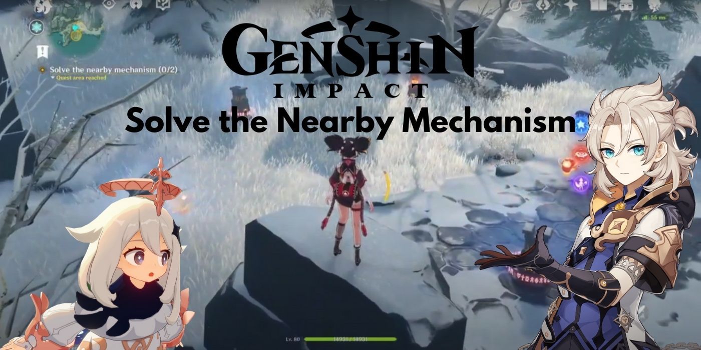 Genshin Impact how to solve nearby mechanism for Albedo