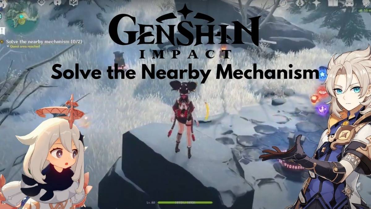 Genshin Impact how to solve nearby mechanism for Albedo