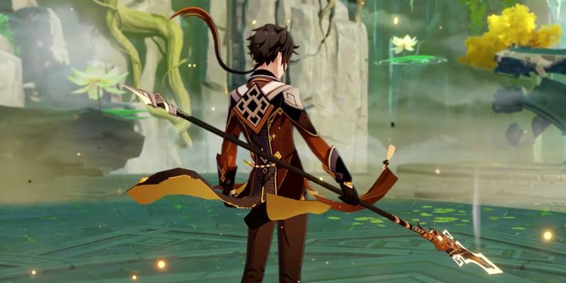 mihoyo geo character backside