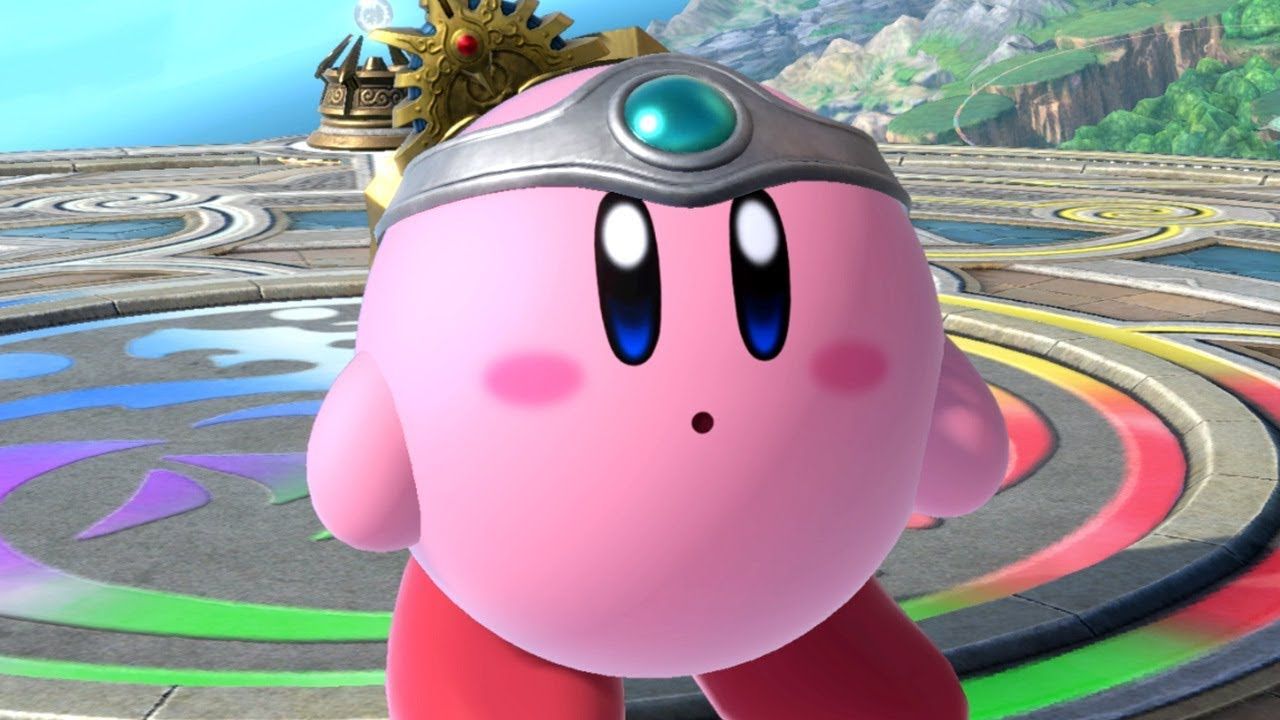 Kirby with dragon quest 11 gear super smash bros ultimate
