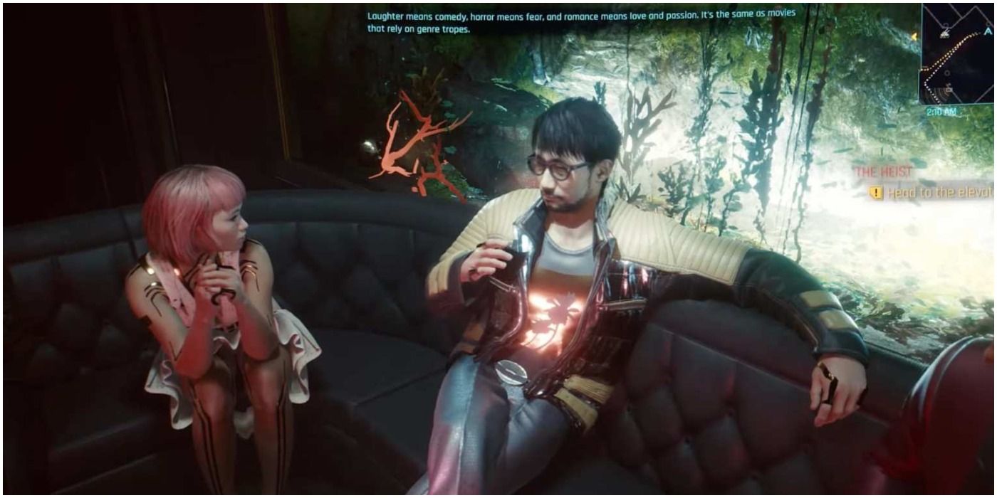 Hideo Kojima's cameo in cyberpunk