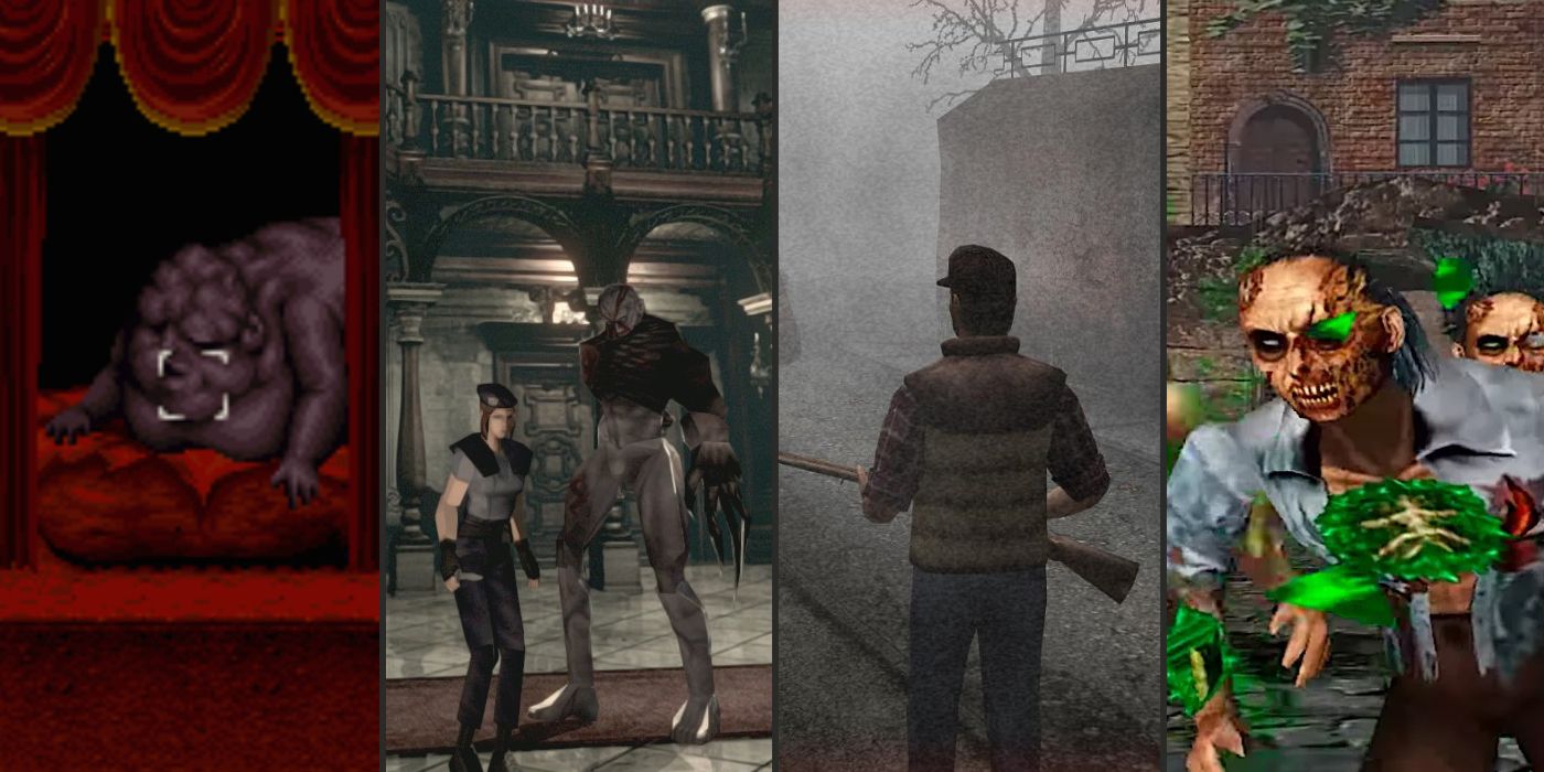 Clock Tower, Resident Evil, Silent Hill, The House of the Dead. 90s horror games