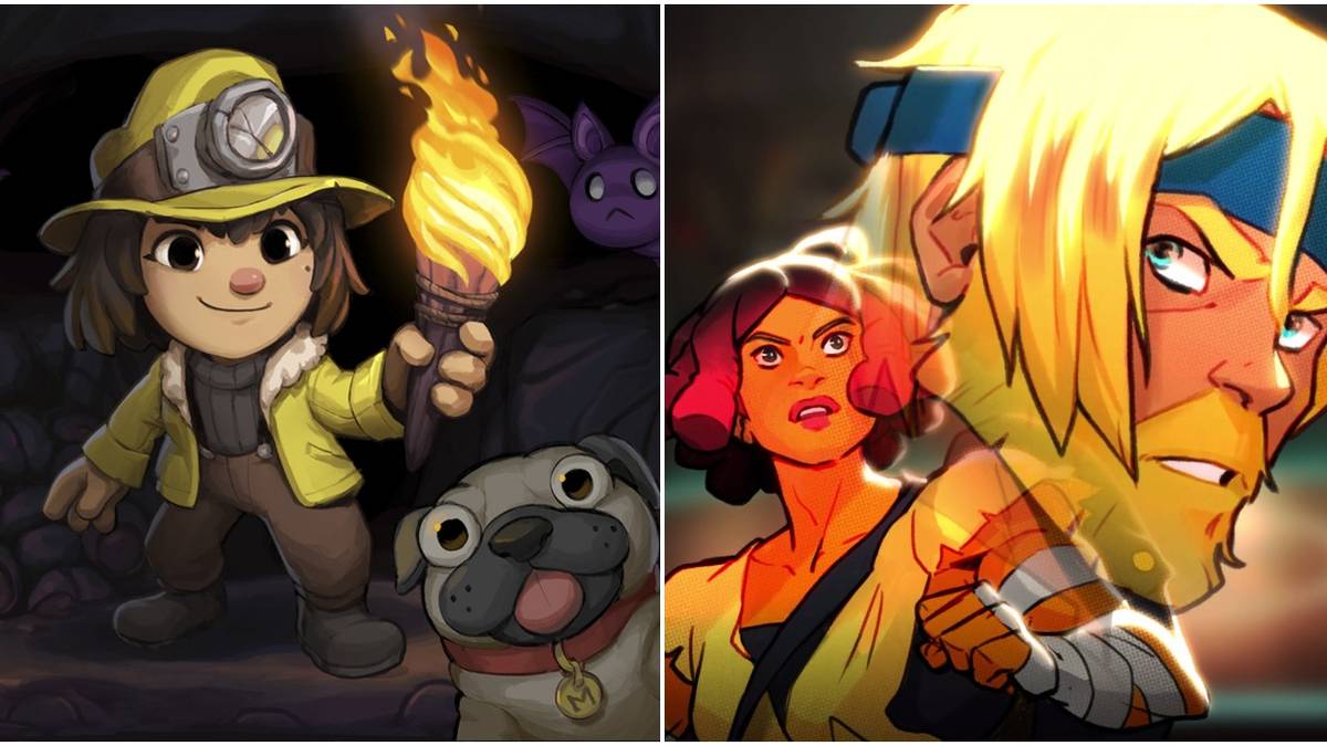 Indie games - Spelunky 2 and Streets of Rage 4