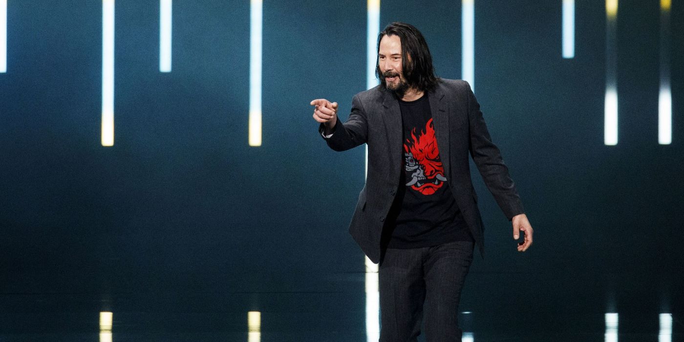 Keanu Reeves at The Game Awards 2020 