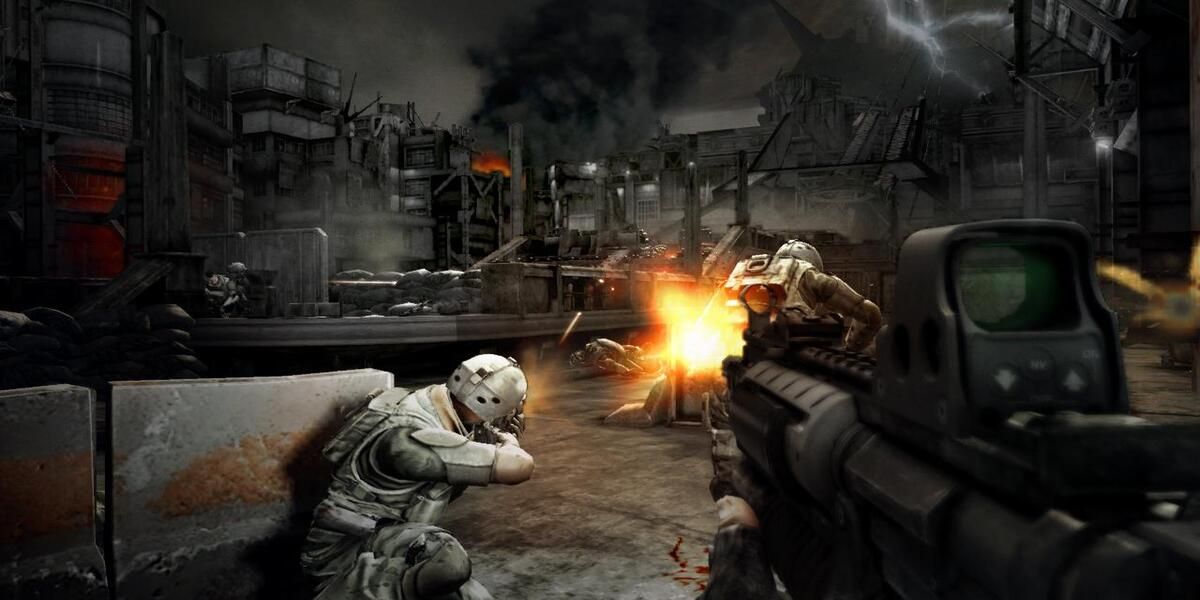 Killzone 2 PS3 gunfight