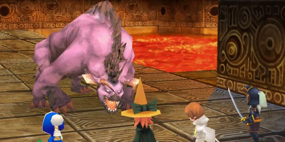 The King Behemoth enemy from Final Fantasy III