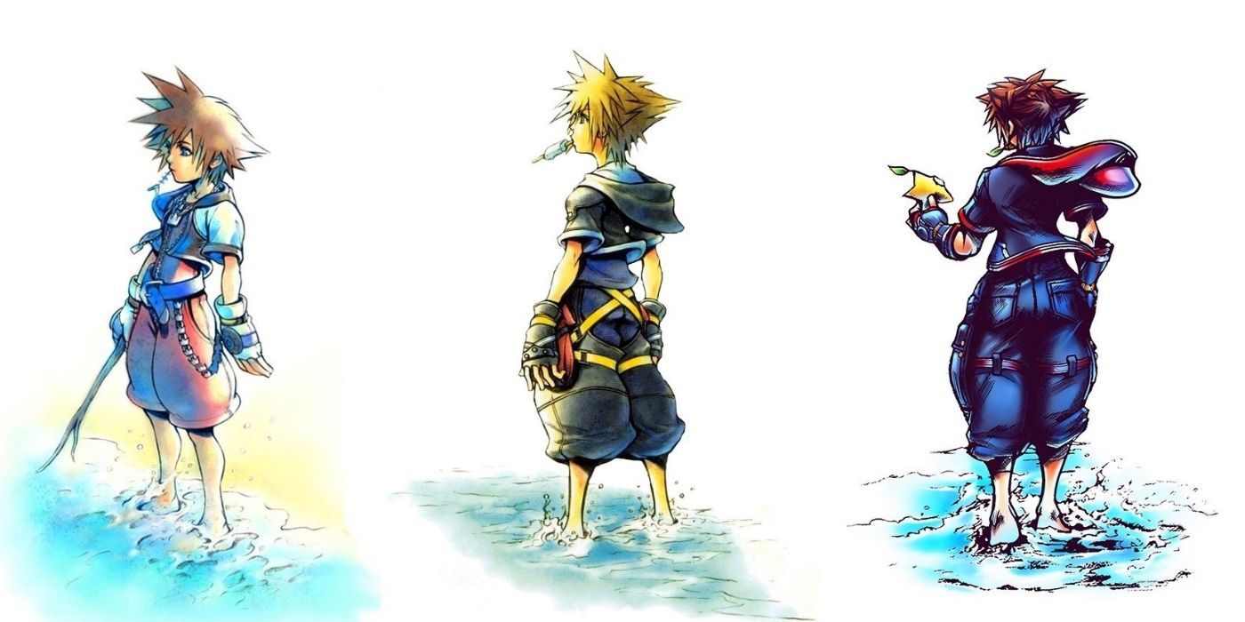 Kingdom Hearts все арты Сора