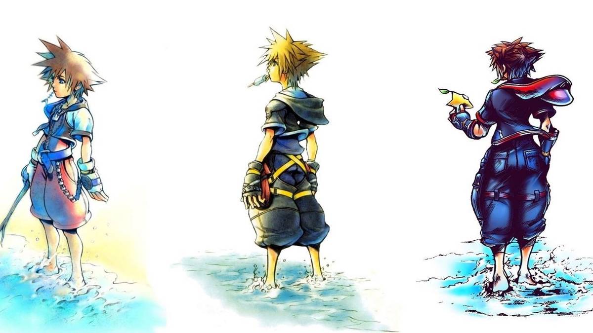 Kingdom Hearts all Sora art