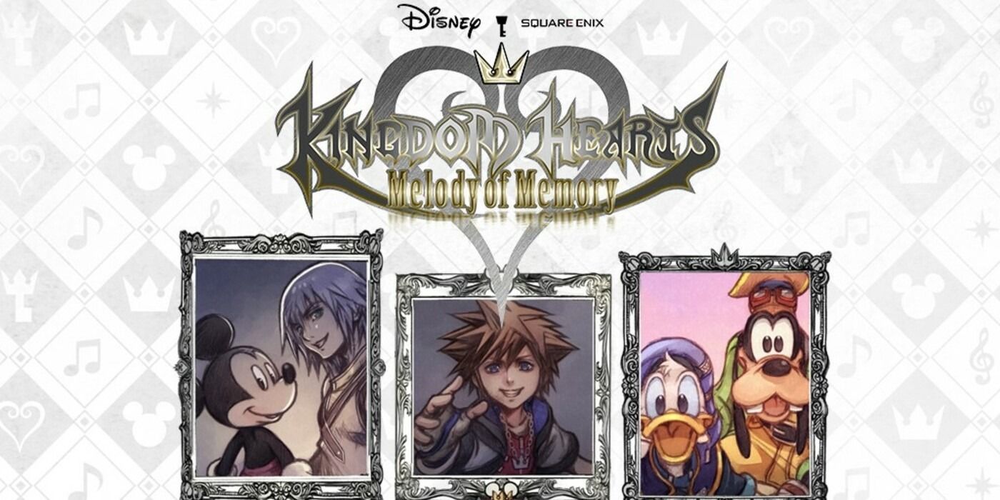 kingdom hearts melody of memory key art