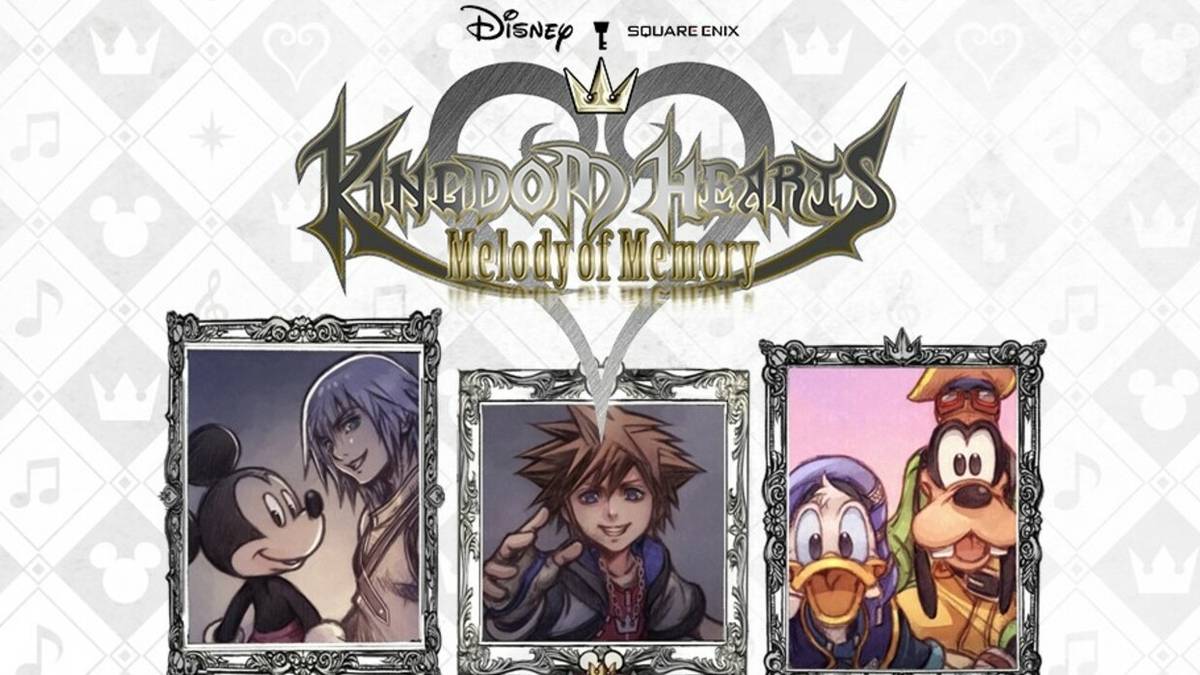 kingdom hearts melody of memory key art