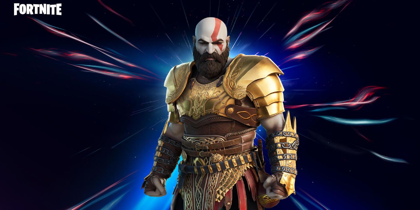 armored kratos fortnite skin