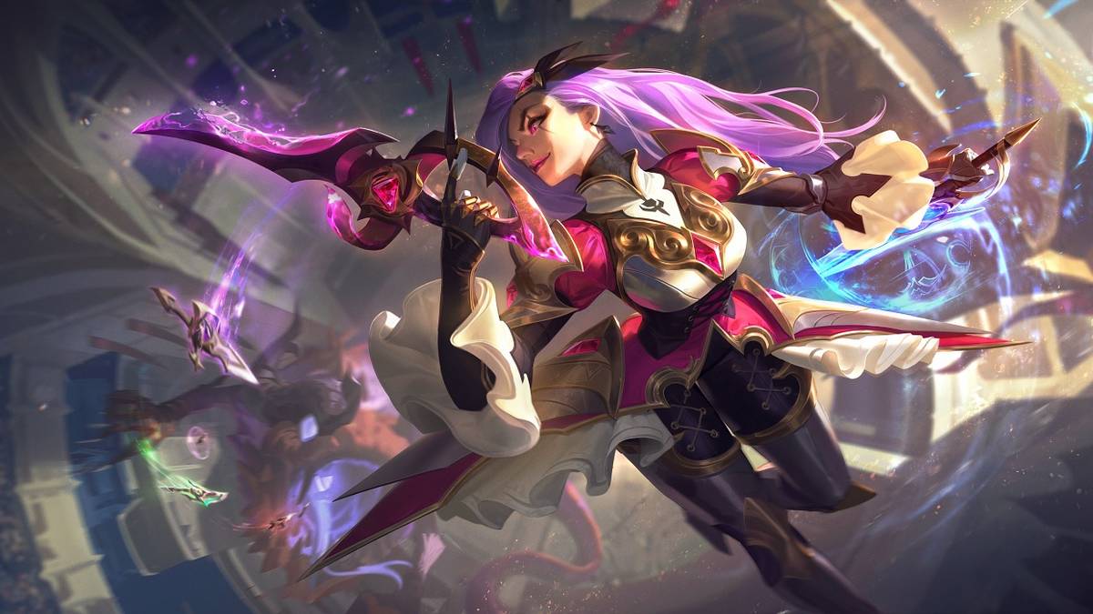league of legends battle queen katarina splash art