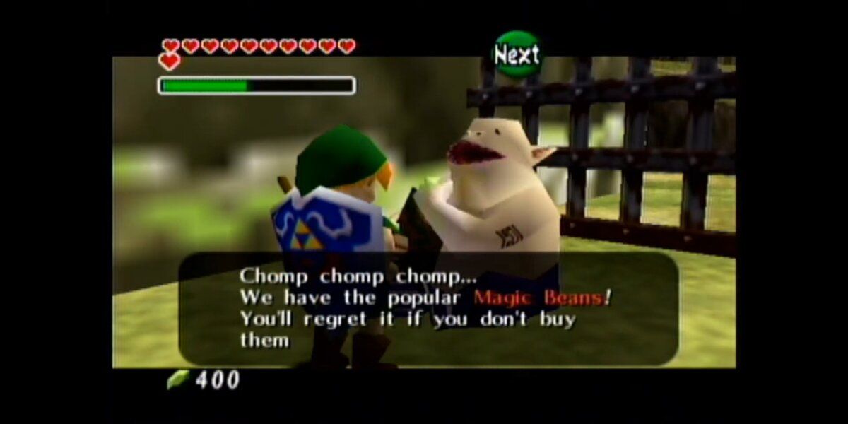 Magic Bean seller in Ocarina of Time