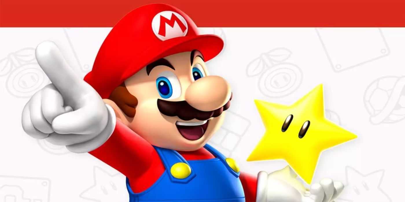 Mario with star