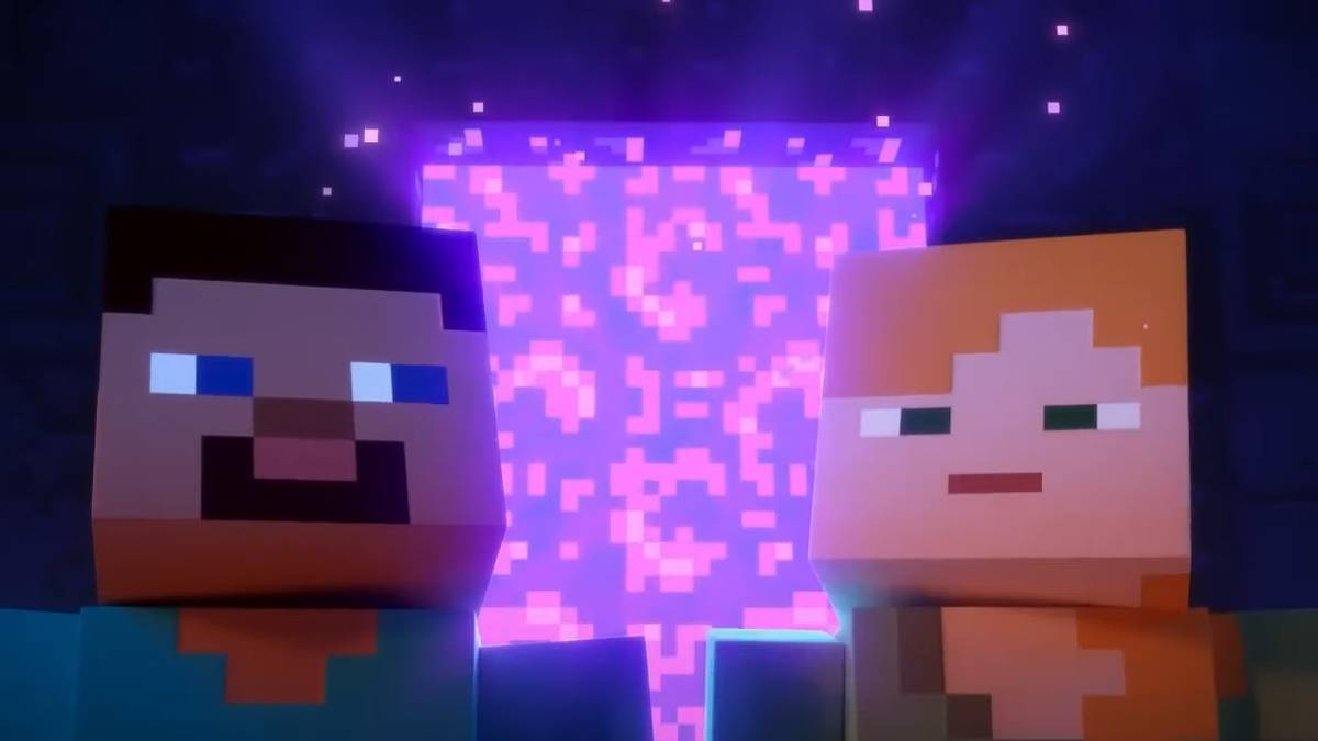 minecraft steve alex portal