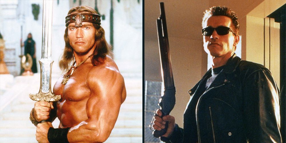 Arnold Schwarzenegger as Conan & The Terminator T-800