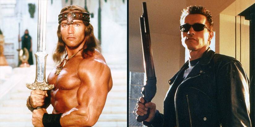 Arnold Schwarzenegger as Conan & The Terminator T-800
