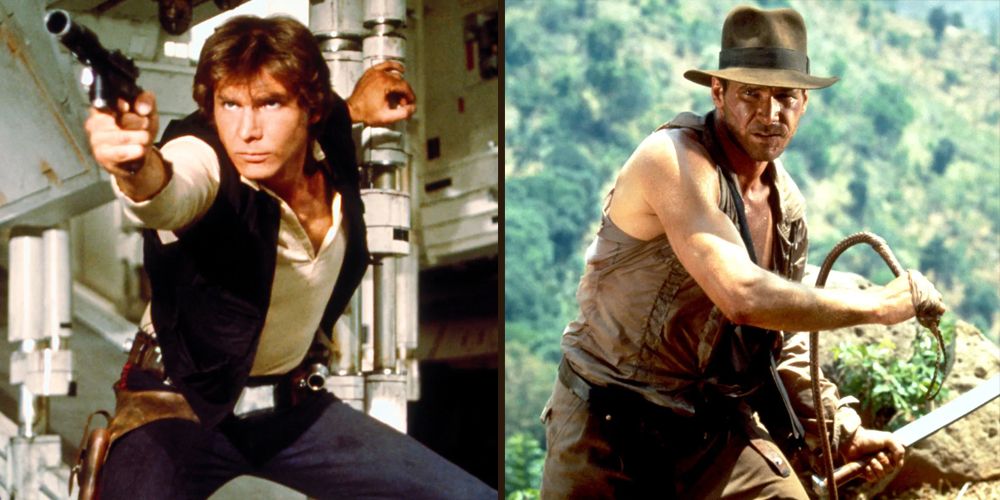 Harrison Ford as Han Solo &amp; Indiana Jones