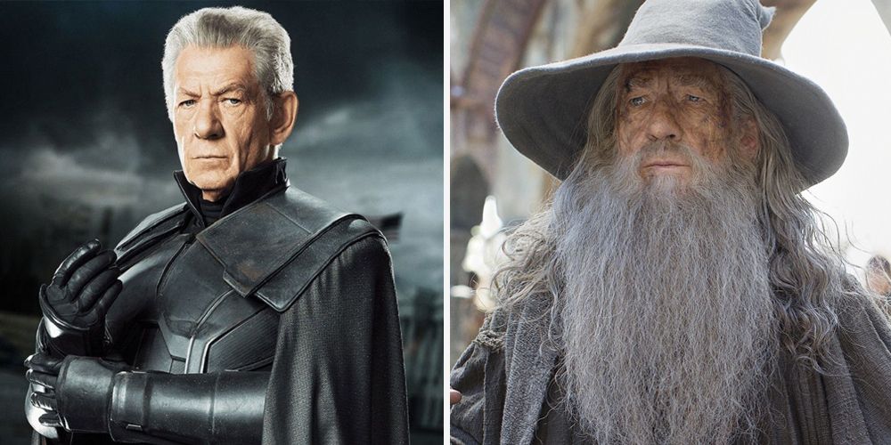 Sir Ian McKellen as Magnito & Gandalf