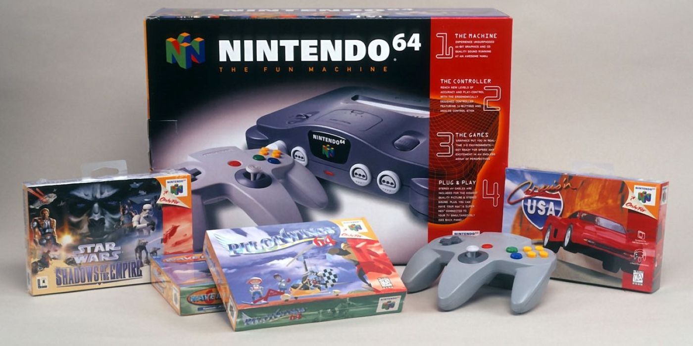 nintendo 64 with games built in