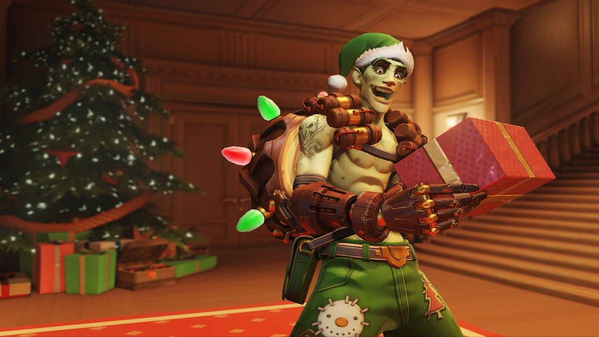 overwatch junkrat christmas