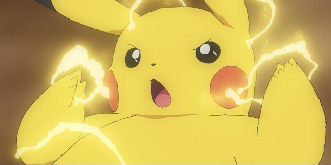 Pikachu uses thunder move