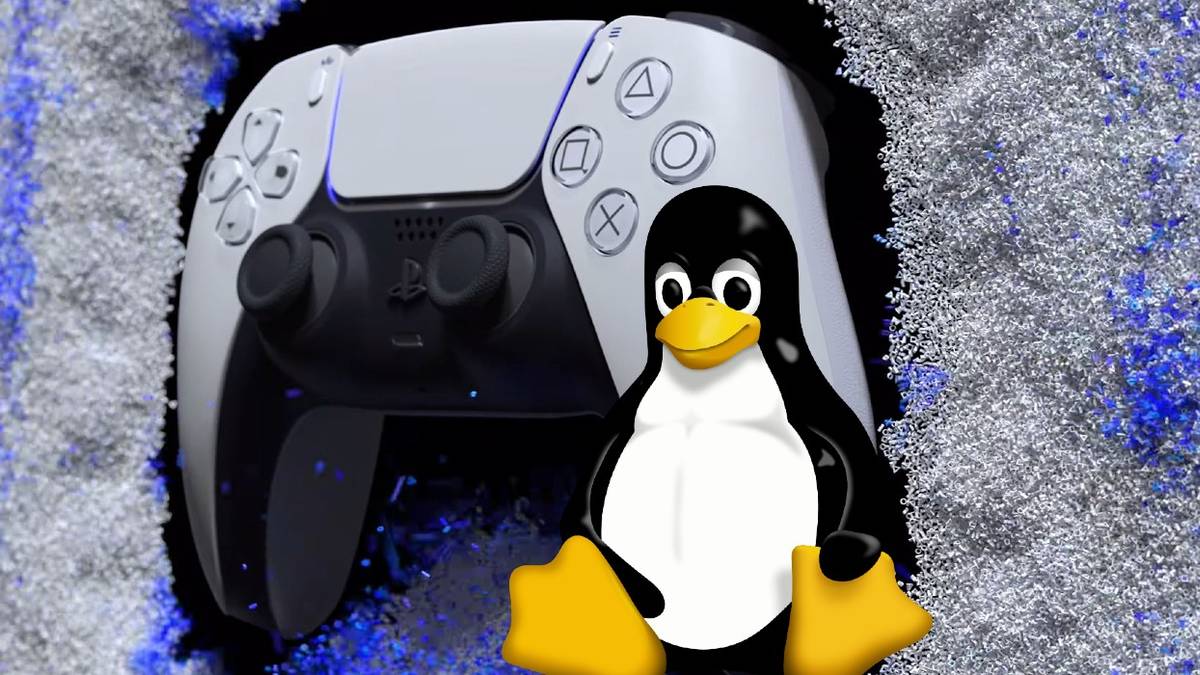 playstation ps5 dualsense controller linux logo