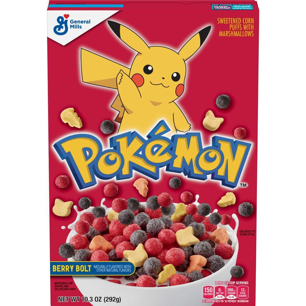 pokemon breakfast cereal pikachu berry bolt