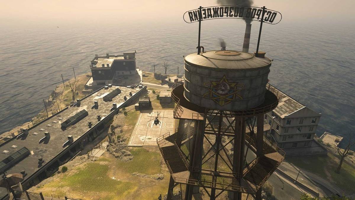 rebirth island water tower in call of duty warzone
