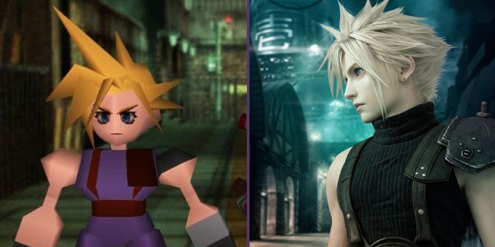 The original version of Final Fantasy VII and the 2020 remake