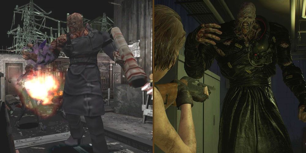 The original version of Resident Evil 3 and the 2020 remake