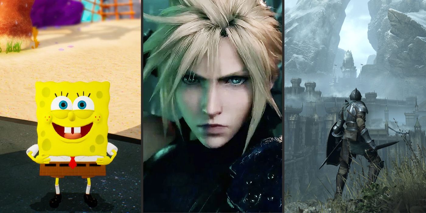 The 2020 remakes of SpongeBob SquarePants: Battle for Bikini Bottom, Final Fantasy VII and Demon's Souls