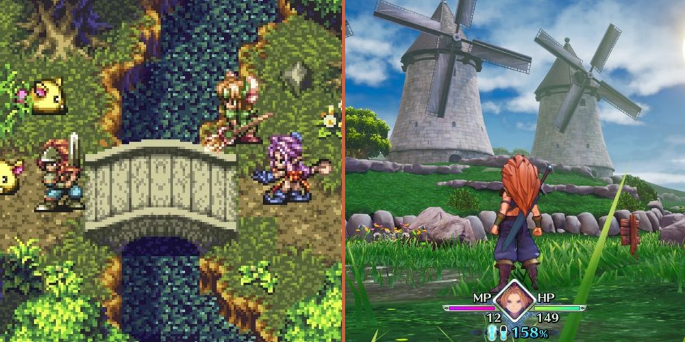 The original version of Trials of Mana and the 2020 remake