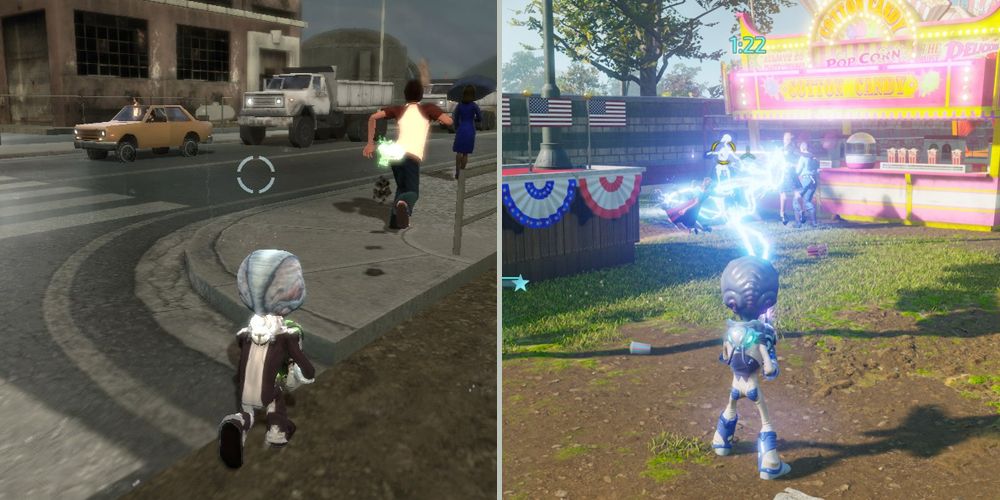Destroy All Humans! Path of the Furon (2008) and Destroy All Humans! (2020)