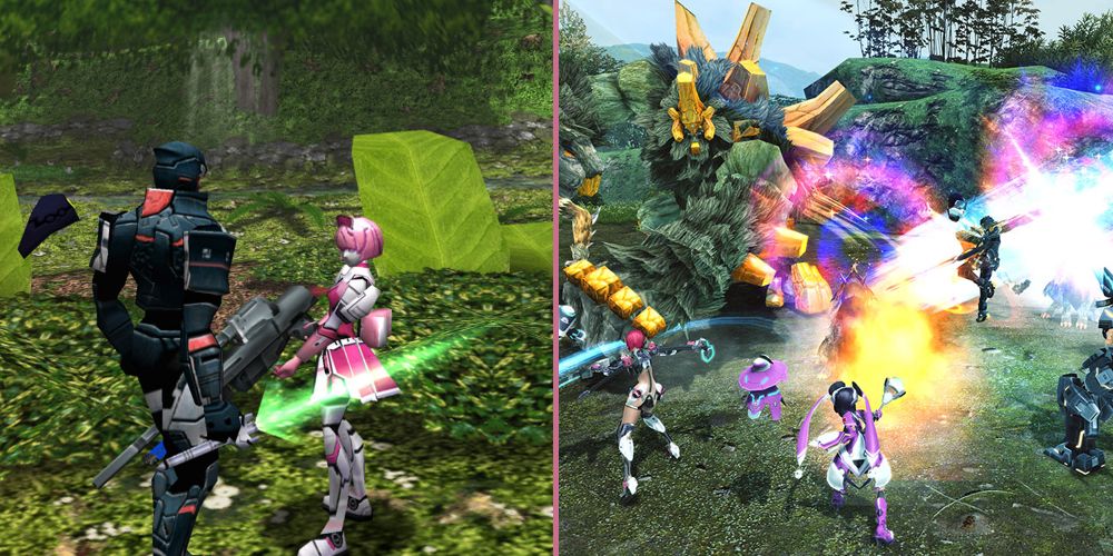 Phantasy Star Online (2000) and Phantasy Star Online 2 (2020)