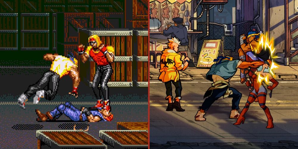 Streets Of Rage 3 (1994) and Streets Of Rage 4 (2020)
