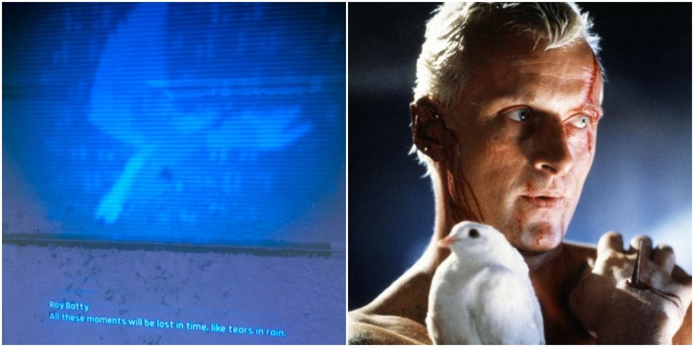 Memorial for Rutgar Hauer and his iconic character Roy Batty from Blade Runner