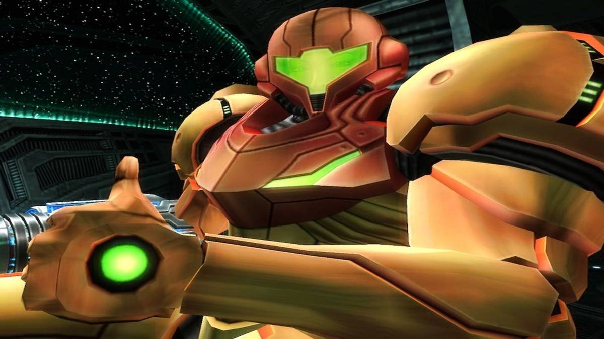 Samus gives thumbs up