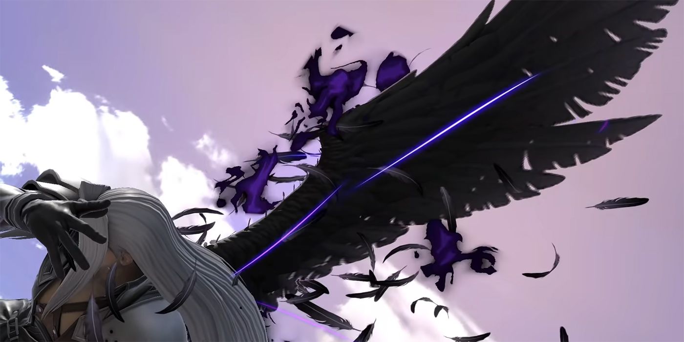 sephiroth one winged angel form change