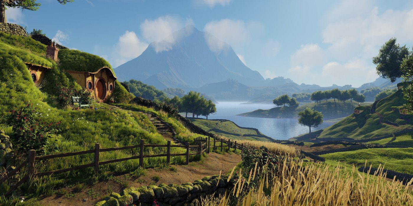 view of shire path in unreal engine 4