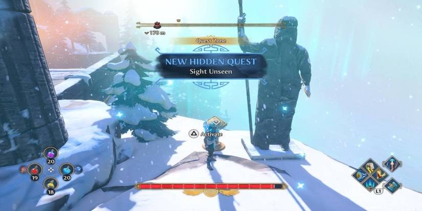 sight unseen quest in Immortals Fenyx Rising