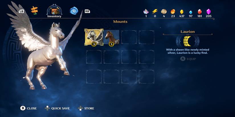 silver pegasus in Immortals Fenyx Rising